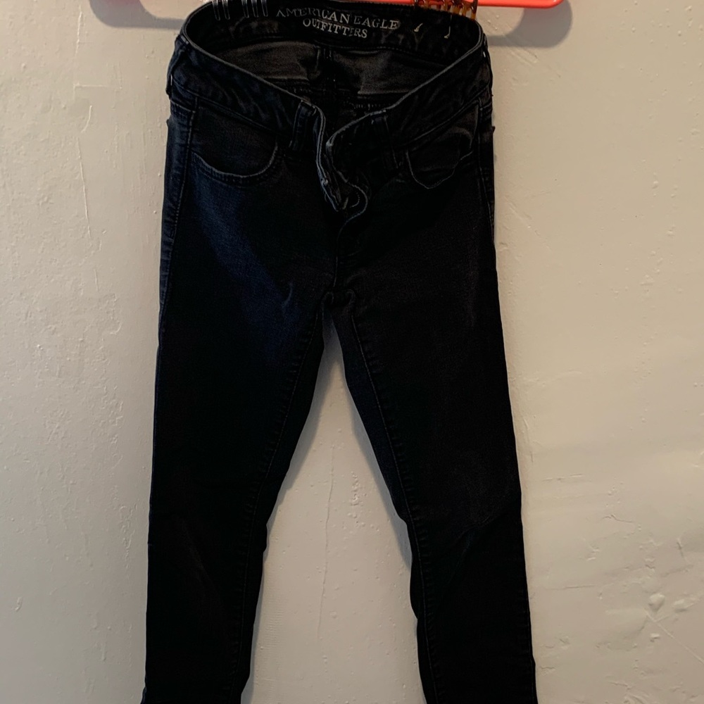 American Eagle off black denim